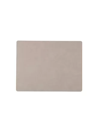 LIND DNA | Leder Tischset "Nupo" 35x45cm (Pastel Green) | hellgrau